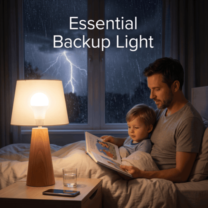 Rechargeable emergency light bulbs