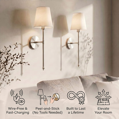 Akina™ Wireless Wall Sconces (Set of 2)