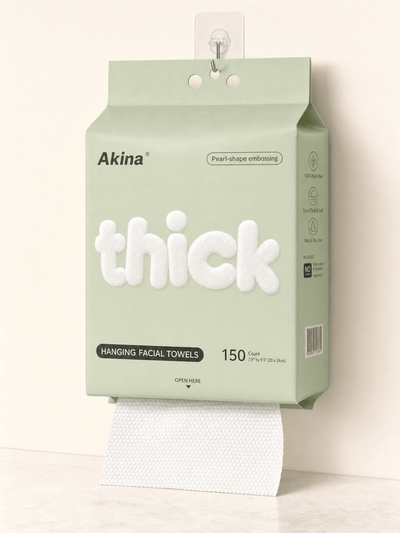 Akina Disposable Face Towels — A Fresh Towel, Every Single Time